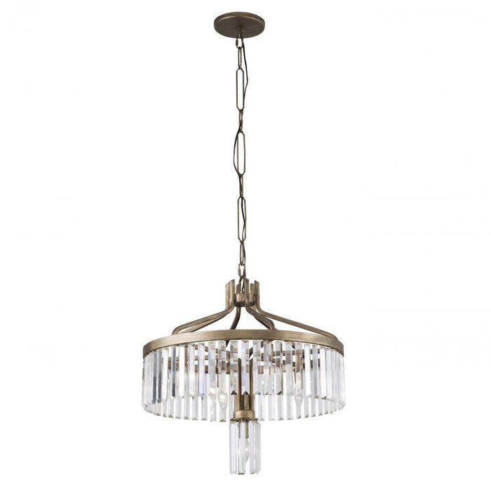 Varaluz Social Club 7 Light Pendant  Havana Gold Model: 297P07HG