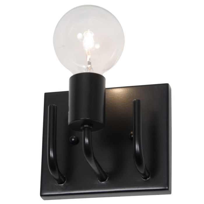 Varaluz Socket To Me 1 Light Bath  Black Model: 219B01BL