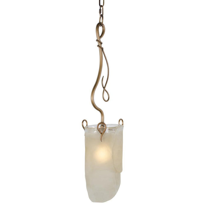 Varaluz Soho 1 Light Mini Pendant  Hammered Ore Model: 126M01HO