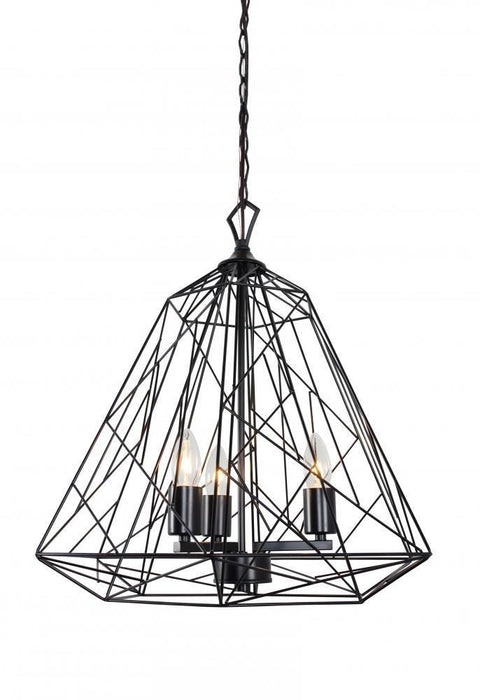 Varaluz The Wright Stuff 3 Light Pendant  Black Model: 237P03BL