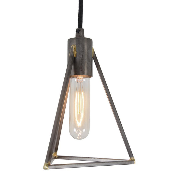 Varaluz Trini 1 Light Mini Pendant  Gunsmoke Model: 288M01GS