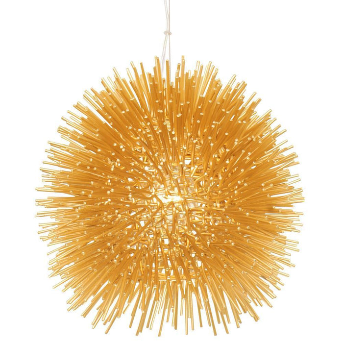 Varaluz Urchin 1 Light Mini Pendant  Gold Model: 169M01GO