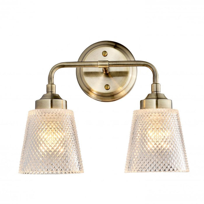 Varaluz Westport 2 Light Bath  Antique Brass Model: 312B02AB