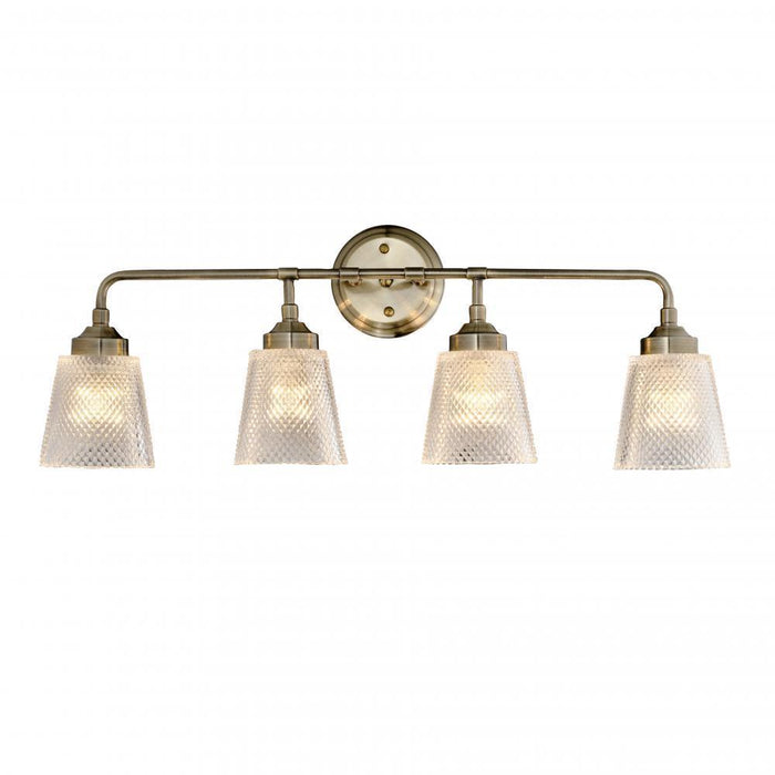 Varaluz Westport 4 Light Bath  Antique Brass Model: 312B04AB