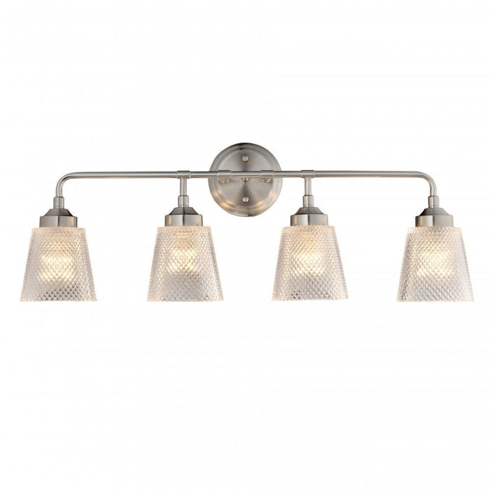 Varaluz Westport 4 Light Bath  Brushed Nickel Model: 312B04BN