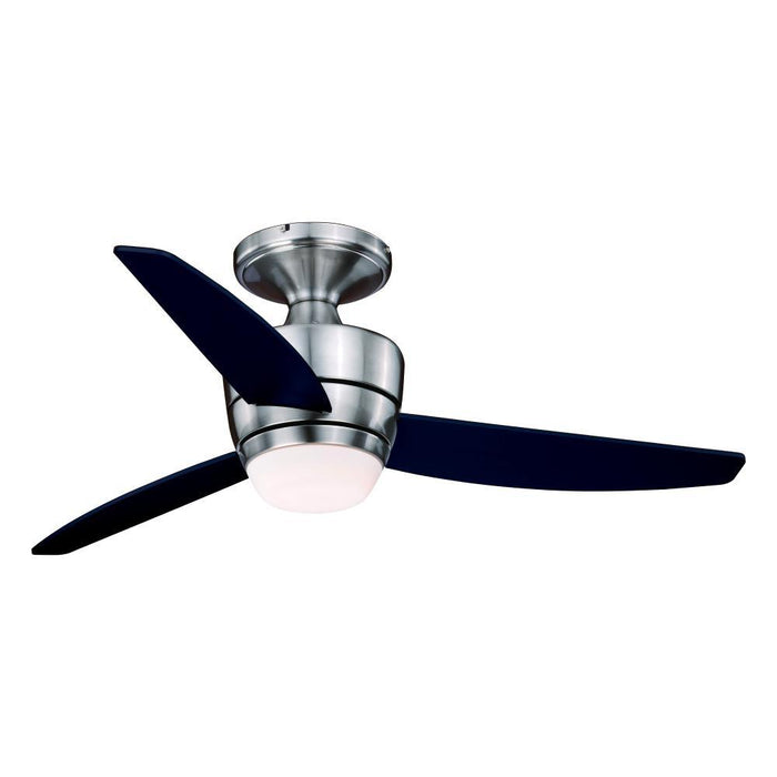 Vaxcel Adrian 44 In LED Ceiling Fan Satin Nickel Model: F0065