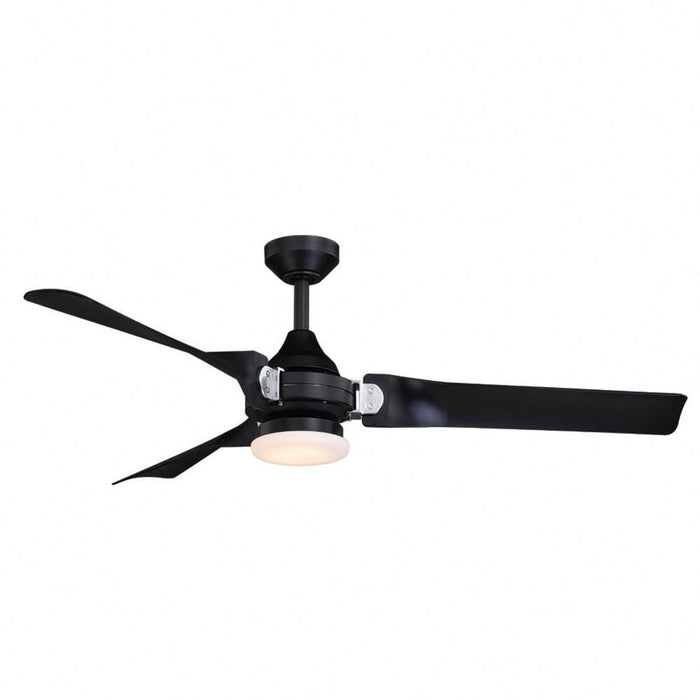 Vaxcel Austin 52 In. LED Ceiling Fan Black With Model: F0069