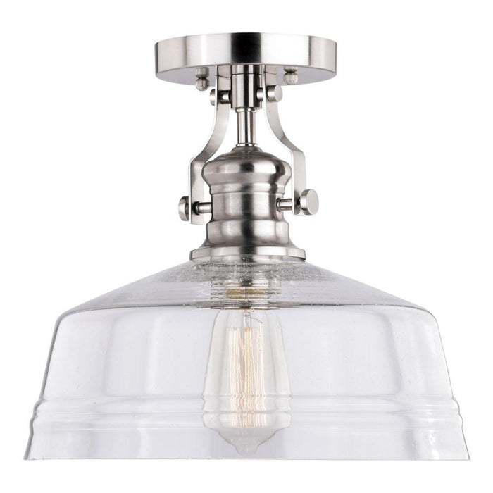 Vaxcel Beloit 12 In Semi Flush Ceiling Light Satin Model: C0204