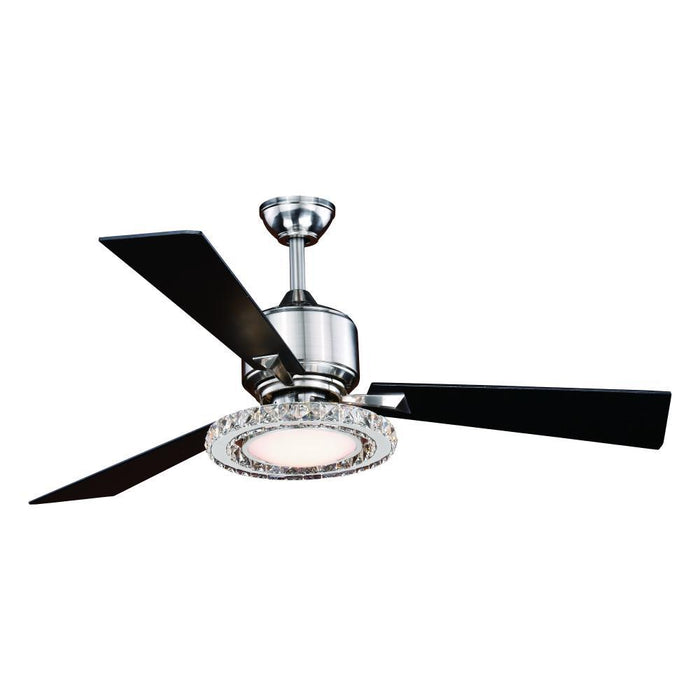 Vaxcel Clara 52 In LED Ceiling Fan Brushed Nickel Model: F0048