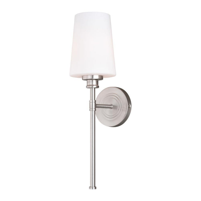 Vaxcel Clark Wall Light Satin Nickel Model: W0355