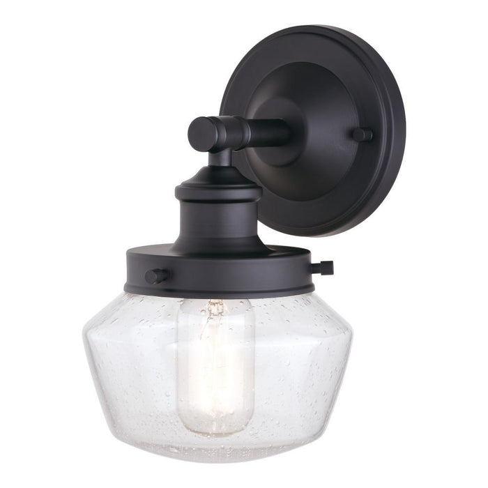 Vaxcel Collins 6 In. W Outdoor Wall Light Matte Model: T0573