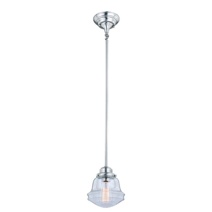 Vaxcel Complete Huntley 6.25 In Mini Pendant Clear Glass Model: P0267