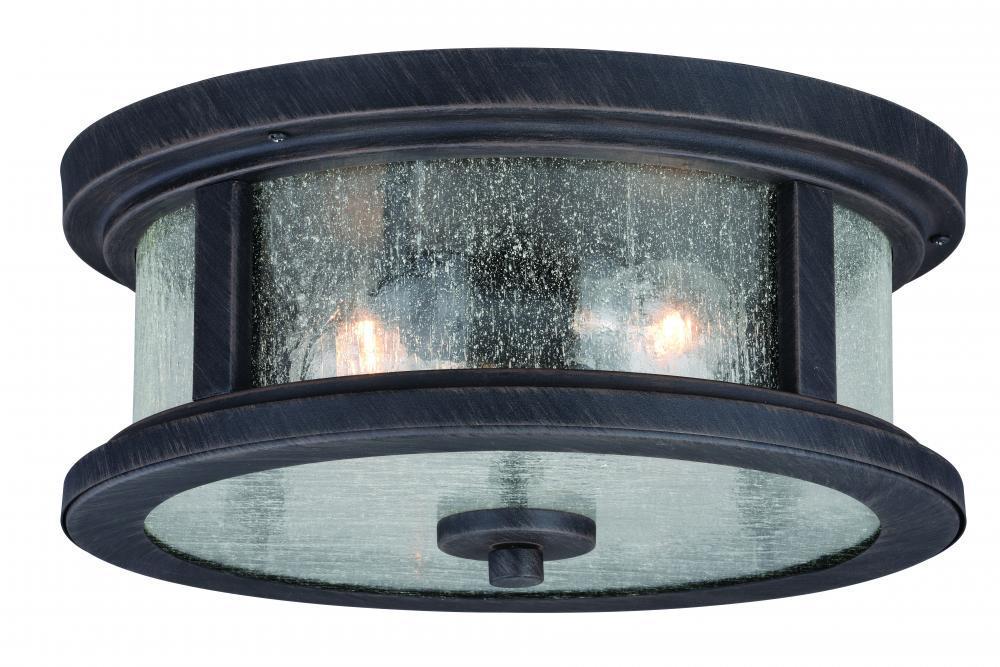 Vaxcel Cumberland 13 Inch Outdoor Flush Mount Rust Model: T0290