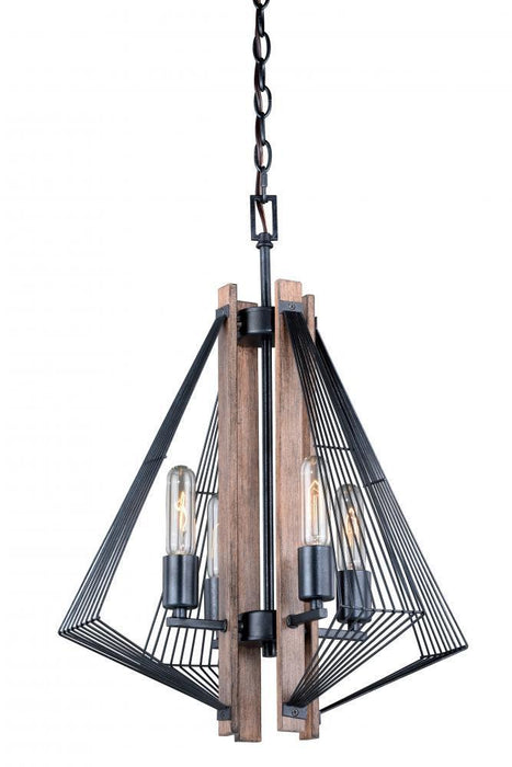 Vaxcel Dearborn 4 Light Mini Chandelier Model: H0181