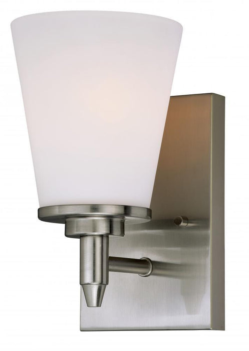 Vaxcel Eastland 1 Light Vanity Satin Nickel Model: W0212