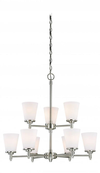 Vaxcel Eastland 9 Light Chandelier Model: H0165