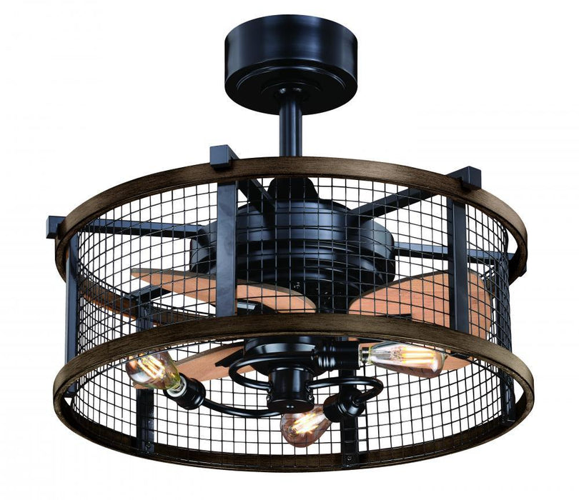 Vaxcel Humboldt 21 In LED Ceiling Fan Oil Rubbed Model: F0061