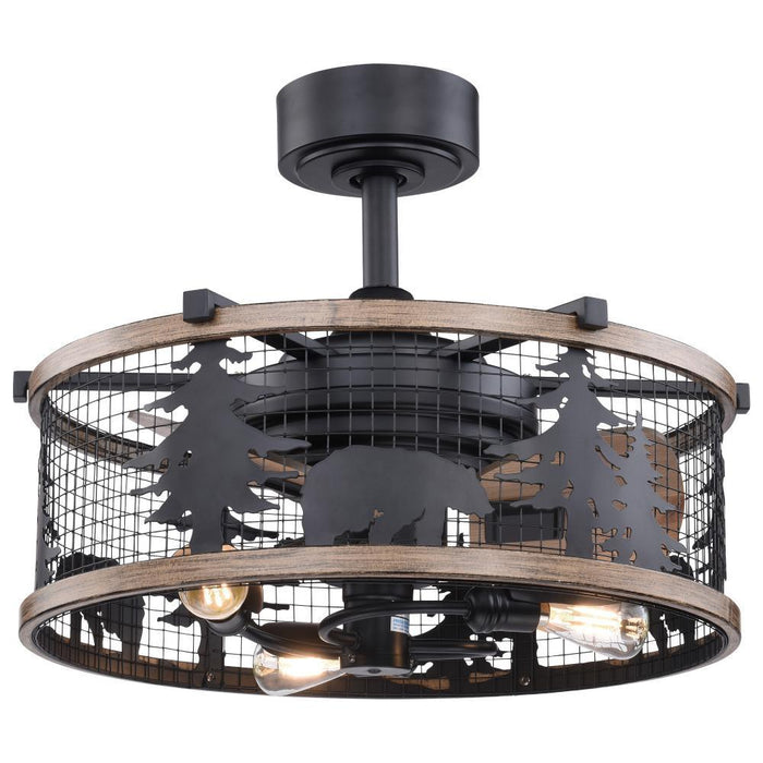 Vaxcel Kodiak 21 In. W Ceiling Fan Oil Rubbed Bronze Model: F0068