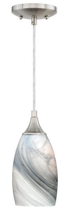 Vaxcel Milano Mini Pendant Marble Swirl Glass Model: P0176