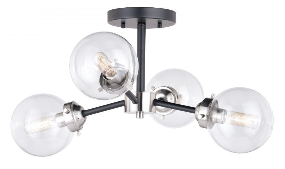 Vaxcel Orbit 20 Inch Semi-flush Mount Model: C0133