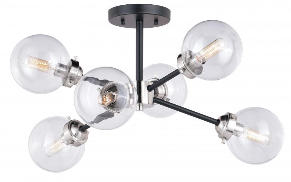 Vaxcel Orbit 25 Inch Semi-flush Mount Model: C0132