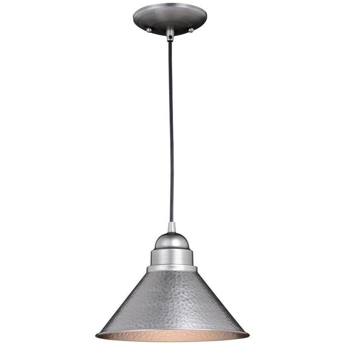 Vaxcel Outland 10 In Outdoor Pendant Light Brushed Model: T0493