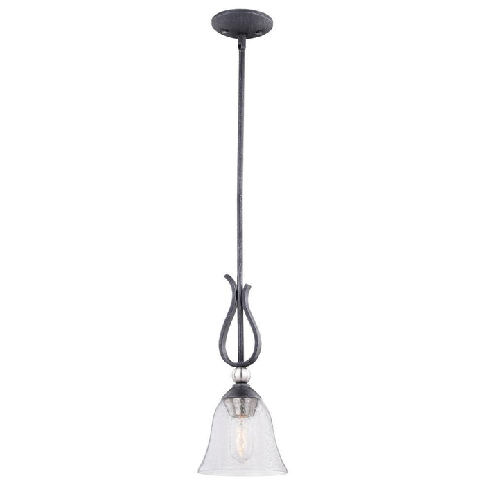 Vaxcel Seville 6.5 In Mini Pendant Textured Graphite Model: P0297