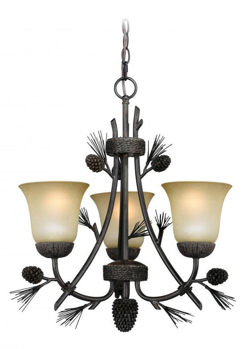 Vaxcel Sierra 3 Light Mini Chandelier Model: H0172