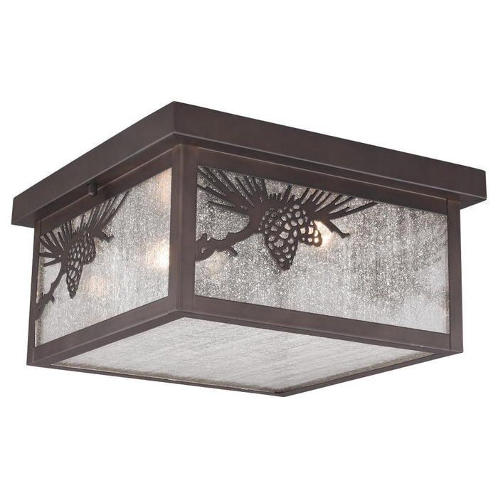 Vaxcel Whitebark 11.5 In. W Outdoor Flush Mount Warm Model: T0516