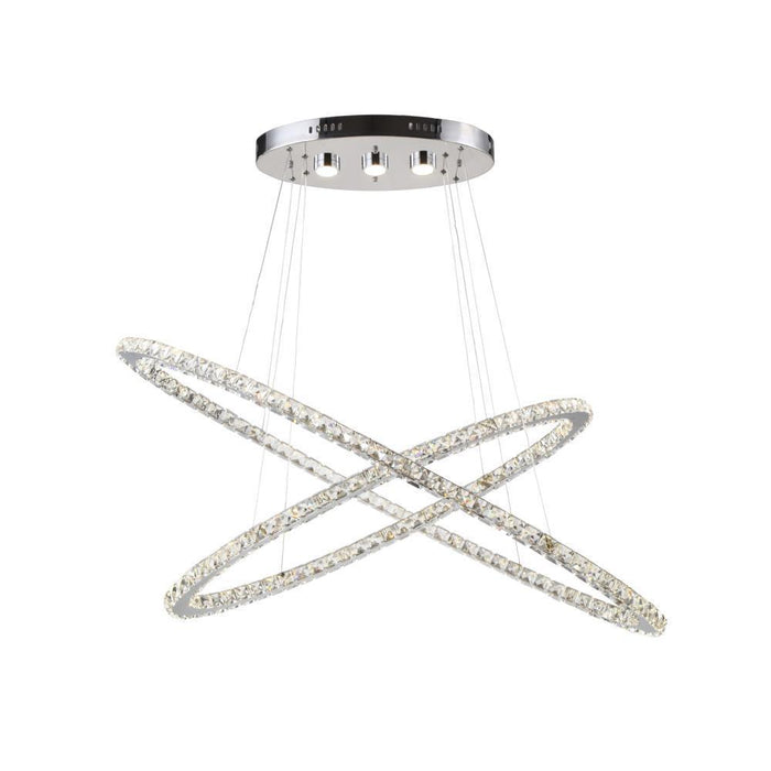 Zeev Lighting Blair 1 Light Chandelier Model: CD10132/LED/CH-RD