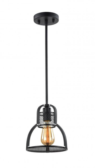 Zeev Lighting Canton 1 Light Down Mini Pendant Model: MP40025/1/DBZ