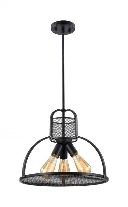 Zeev Lighting Canton 3 Light Multi Light Pendant Model: P30041/3/DBZ