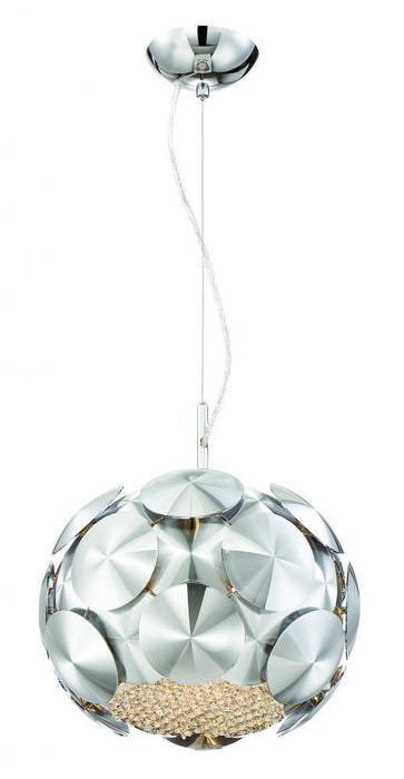 Zeev Lighting Crown 1 Light Down Pendant Model: P30072/3/CH