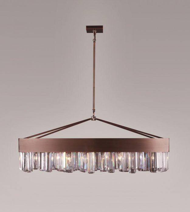 Zeev Lighting Cuspis 8 Light Down Chandelier Model: CD10079/8/ACP