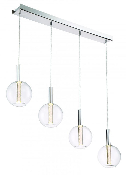 Zeev Lighting Empire 1 Light Down Mini Pendant Model: MP40030/LED/CH