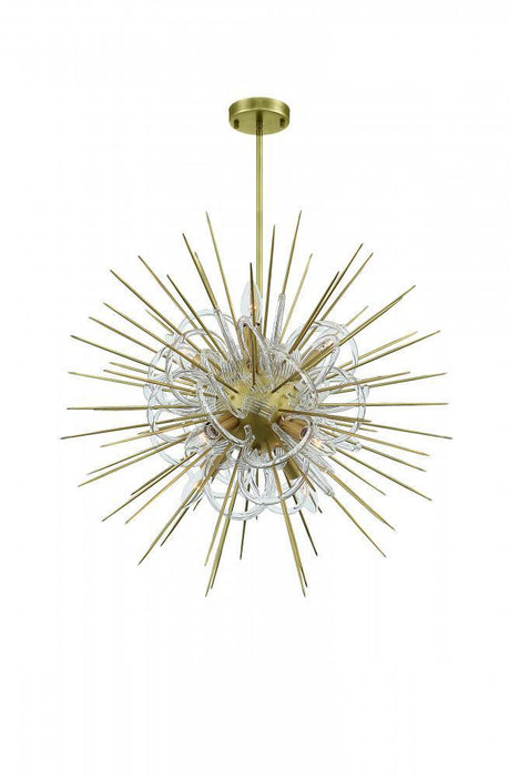 Zeev Lighting Flare 8 Light Chandelier Model: CD10266/8/AGB