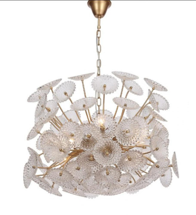 Zeev Lighting Floral 8 Light Chandelier Model: CD10289/8/GD