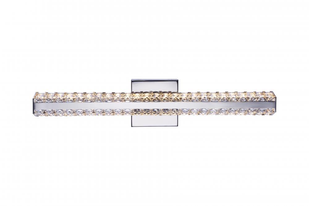 Zeev Lighting Gemini 1 Light Wall Sconce Model: WS70017/LED/CH-D