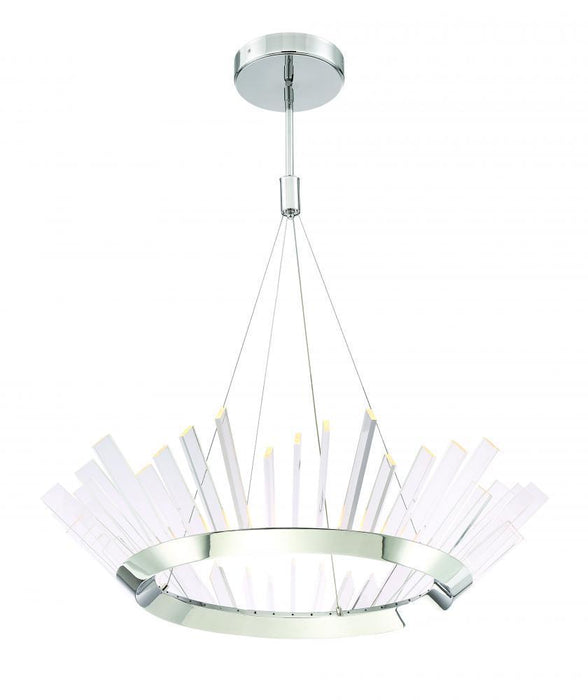 Zeev Lighting Halo 1 Light Up Chandelier Model: CD10149/LED/SS