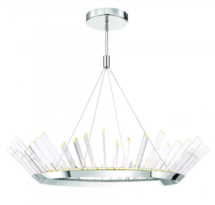 Zeev Lighting Halo 1 Light Up Chandelier Model: CD10154/LED/SS