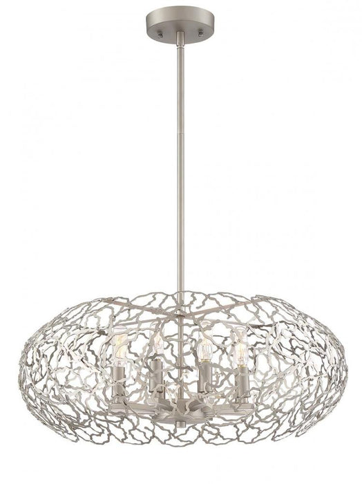 Zeev Lighting Helios 8 Light Down Chandelier Model: CD10030/8/SG