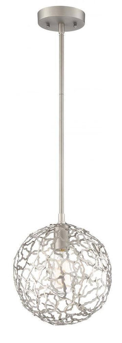 Zeev Lighting Helios 1 Light Down Pendant Model: P30037/1/SG