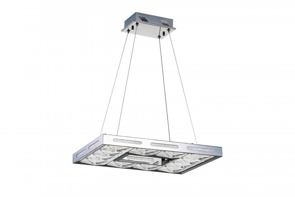 Zeev Lighting Hyperion 1 Light Down Chandelier Model: CD10141/LED/CH-D