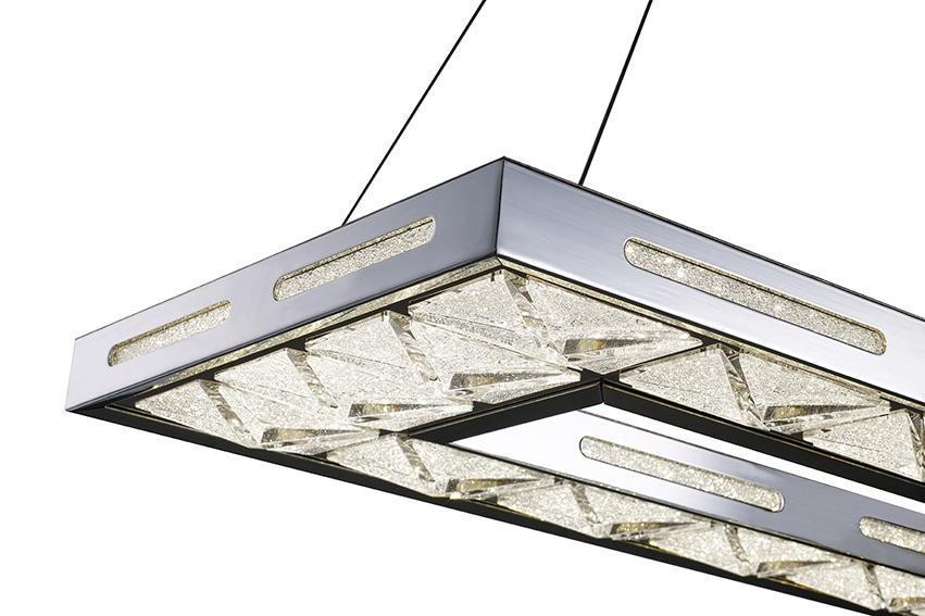 Zeev Lighting Hyperion 1 Light Down Chandelier Model: CD10143/LED/CH-D