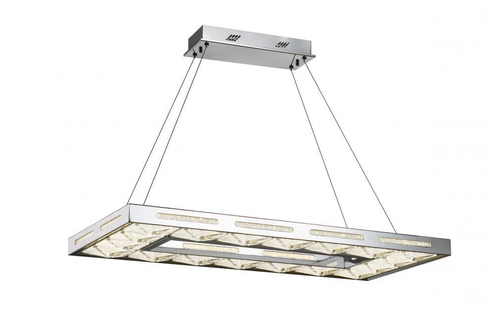 Zeev Lighting Hyperion 1 Light Down Chandelier Model: CD10144/LED/CH-D