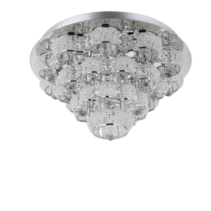 Zeev Lighting Imperial 1 Light Bowl Flush Mount Model: FM60026/LED/CH