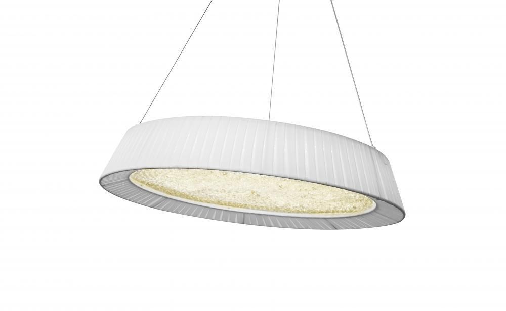 Zeev Lighting Janus 1 Light Down Pendant Model: P30052/LED/WH-D