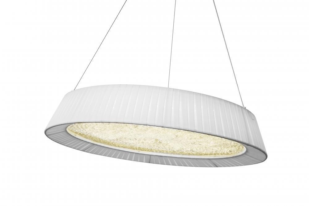 Zeev Lighting Janus 1 Light Down Pendant Model: P30053/LED/WH-D