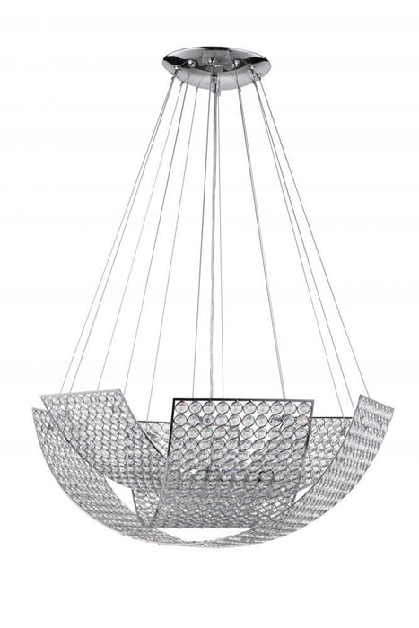 Zeev Lighting Monarch 8 Light Down Chandelier Model: CD10085/8/CH