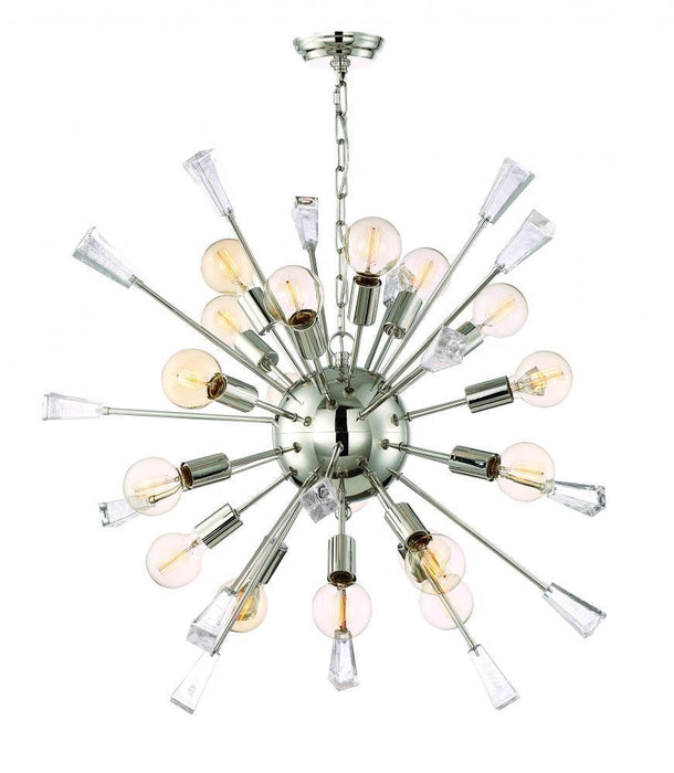 Zeev Lighting Muse 1 Light Down Chandelier Model: CD10167/18/PN